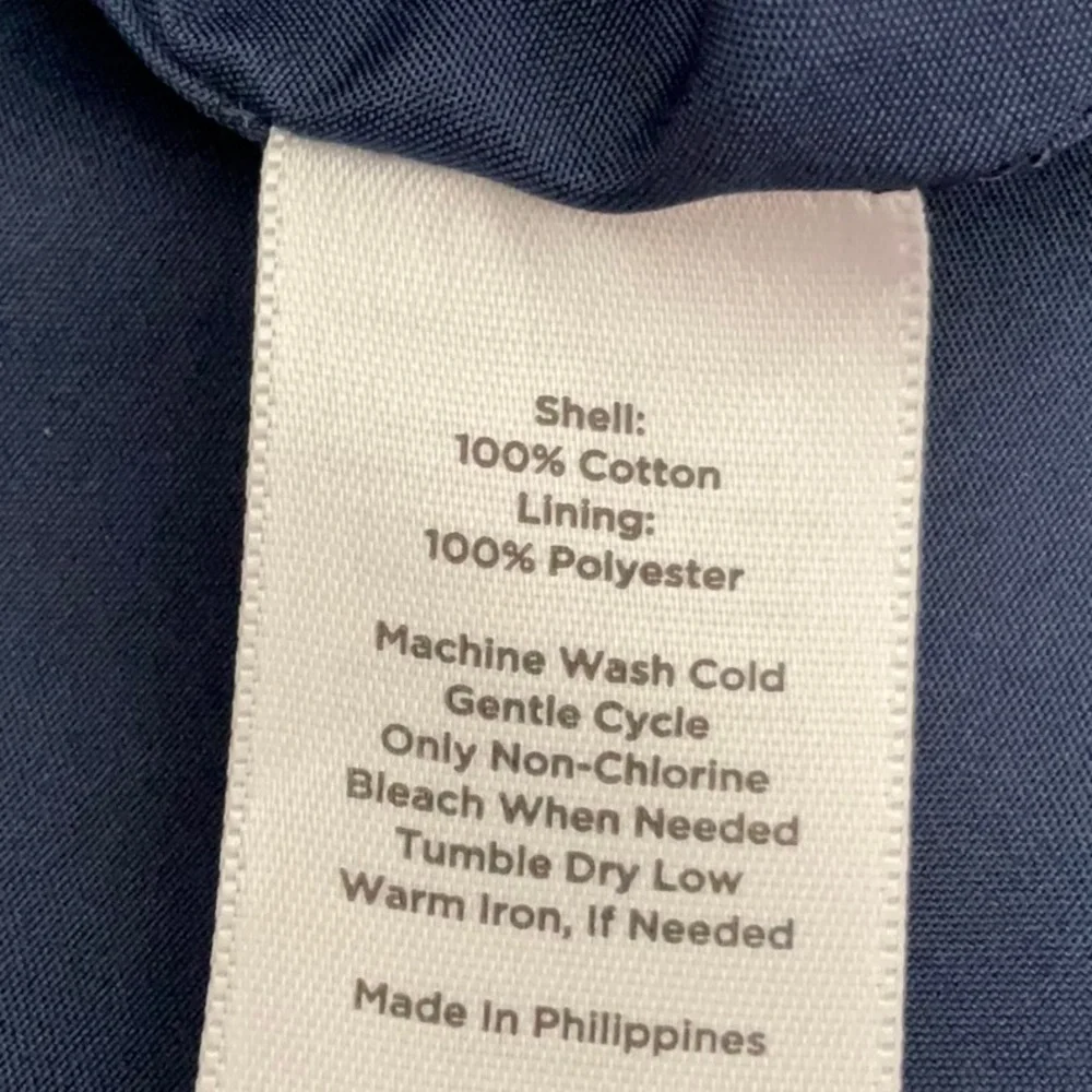 NWT Talbots Blue and White South Beach Pleated Skirt Size 14 - Picture 9 of 9